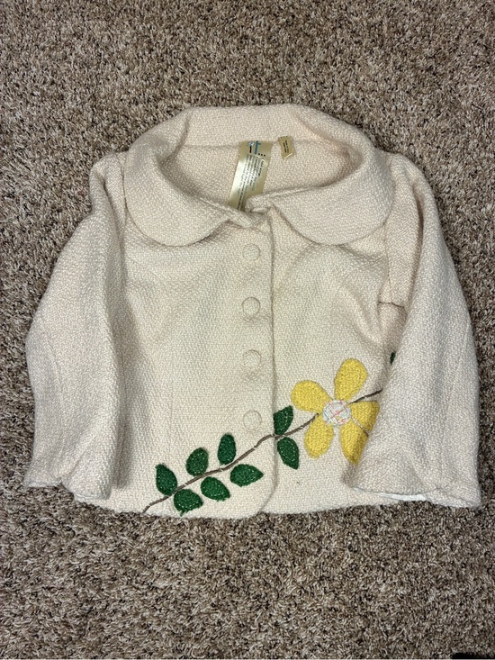 Anthropologie Jackets & Blazers - Anthropologie IF Floral Appliqué Jacket